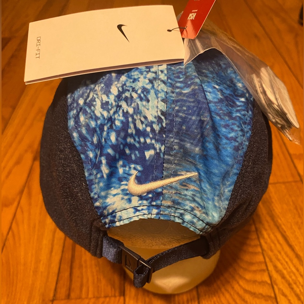 New NWT Nike Team USA 2024 Olympics Fly 5 Panel Hat FQ8159-405 Adult Size L/XL - Picture 2 of 2